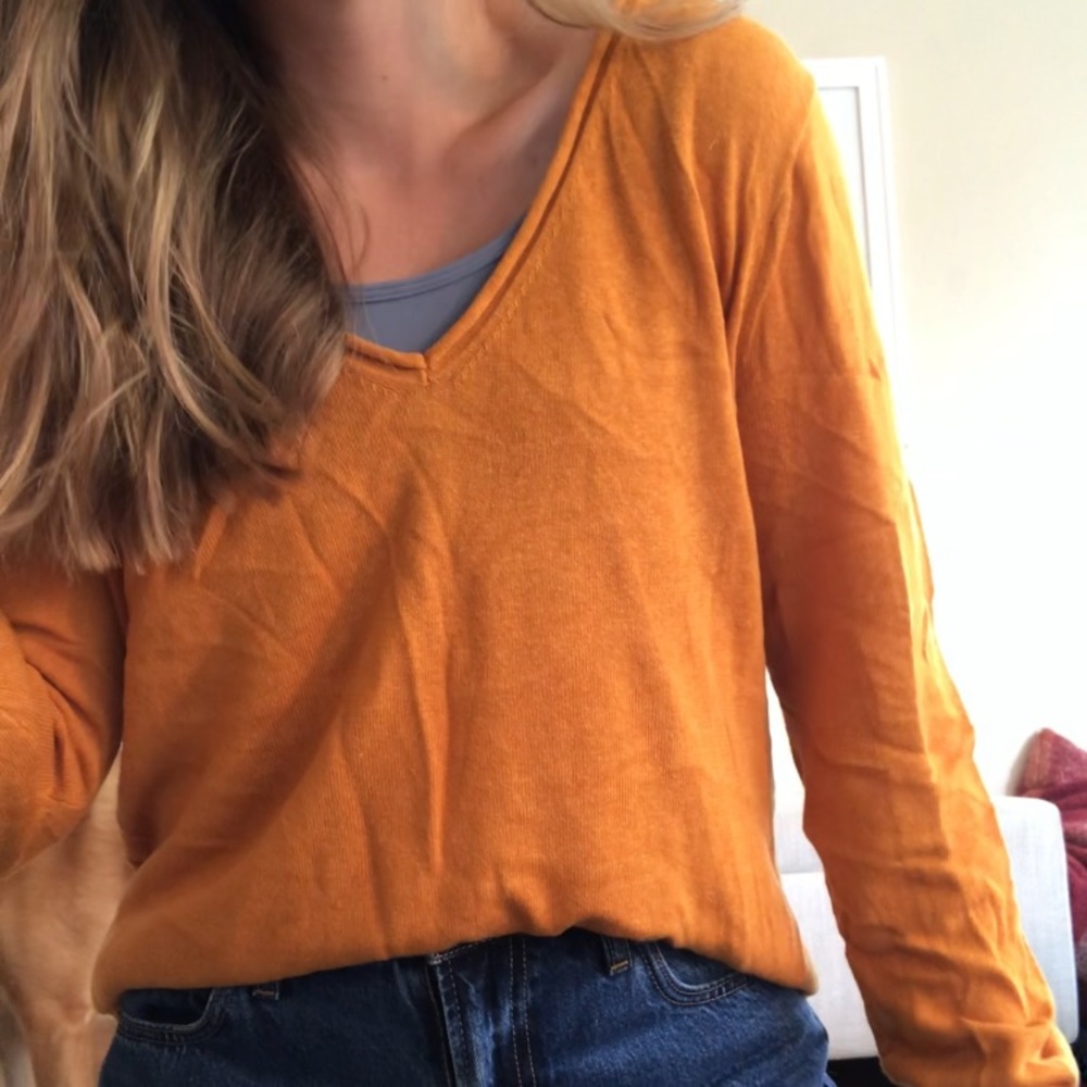 V neck sweater